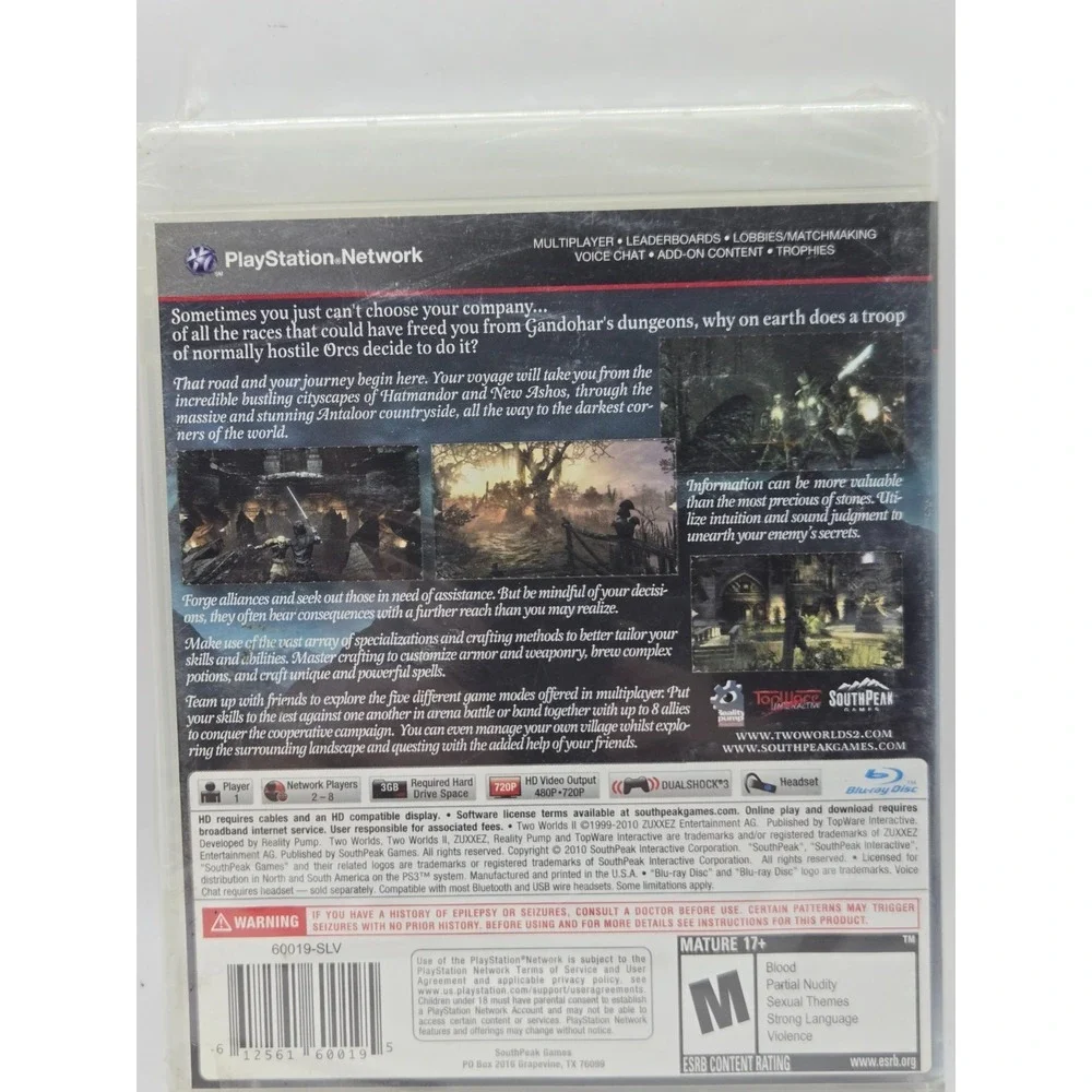 Two Worlds II - Sony‎ PlayStation 3 *NEW, SEE DESC*